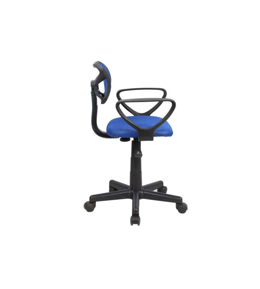 SEDIA UFFICIO BLU "SPOT2" CON BRACCIOLI, 54X87X44 CM
